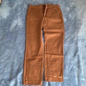 Zara Basic Brown Ankle Pants